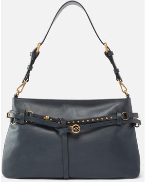 Pinko Belt Bag Medium Shoulder Bag - Blue