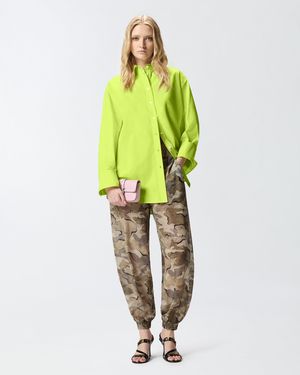 Pinko Cotton Poplin Shirt - Yellow