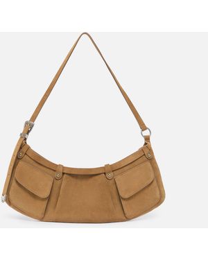 Pinko Pocket Body Bag Large Shoulder Bag - White