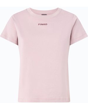 Pinko T-Shirt With Logo - Pink