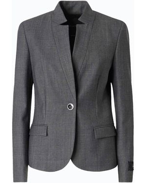 Pinko Tailored Wool-Blend Jacket - Grey