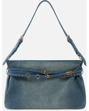 Pinko Belt Bag Big Large Shoulder Bag - Blue