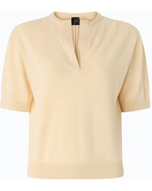 Pinko Jersey Con Cuello De Pico De Lana Y Cachemira - Neutro