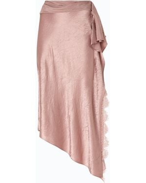 Pinko Asymmetric Midi Skirt - Pink