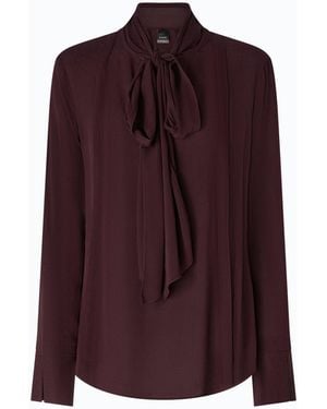 Pinko Blouse With Sash Collar - Purple