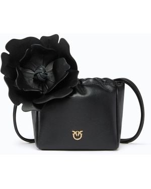 Pinko Shoulder Bucket Bag - Black
