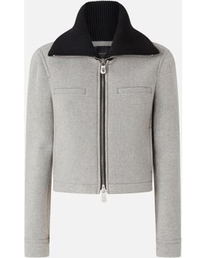 Pinko Chaqueta Ceñida Con Cuello De Punto - Multicolor
