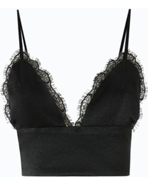 Pinko Bustier Top With Spaghetti Straps - Black