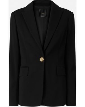 Pinko Single-Breasted Blazer - Black