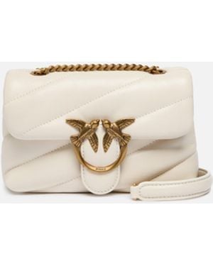 Pinko Amor Puff Bebe Cl Ovejas Nappa Ss26 - Blanco