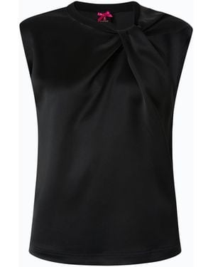 Pinko Sleeveless Satin Blouse - Black