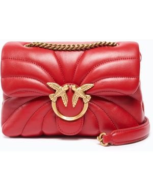 Pinko Small Love Puff Crossbody Bag - Red