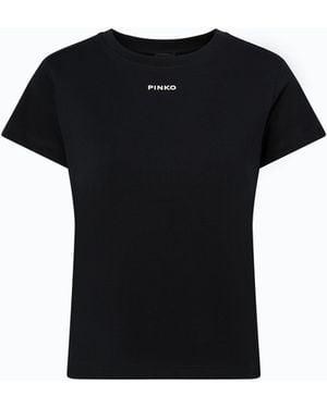 Pinko T-Shirt With Logo - Black