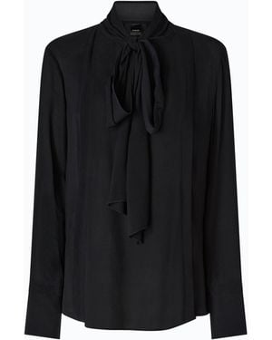 Pinko Blusa Con Cuello Fular - Negro