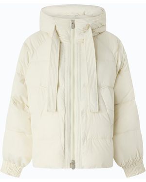 Pinko Oversized Blouson Jacket With Hood - White