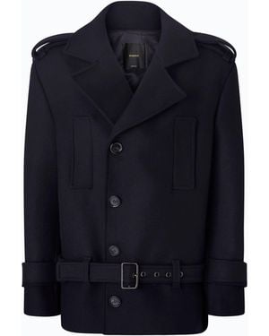 Pinko Caban Mit Gürtel - Blau