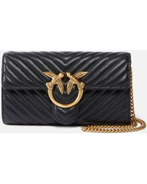 Pinko Love Bag One Wallet Chevron - White