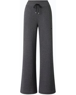 Pinko Fully Rhinestoned Fleece Trousers - Blue
