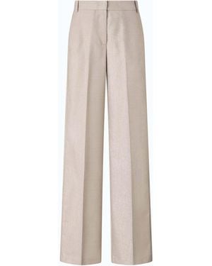 Pinko Metal Wool-Blend Palazzo Trousers - White