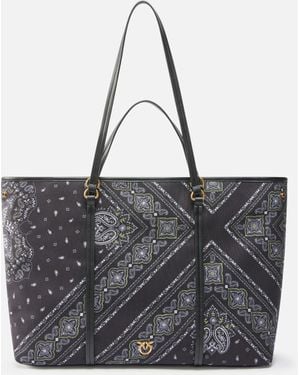 トートバッグ Pinko Maxi Shopper Bag Maxi shopper bag in recycled canvas with two sets of handles