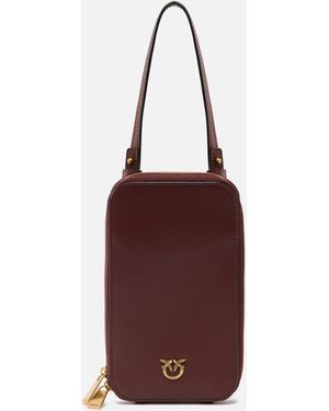 Pinko Zip-Around Leather Smartphone Case - Red
