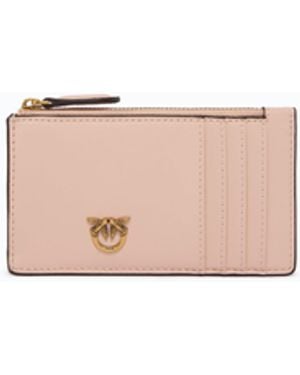 Pinko Tarjetero Con Cremallera - Blanco