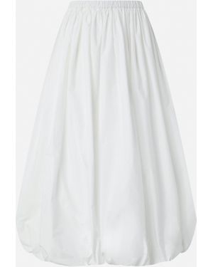 Pinko Long Balloon Skirt - White