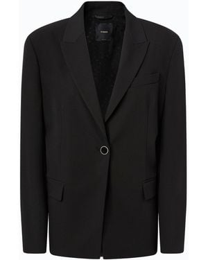Pinko Jacket With Polka-Dot Insert - Black