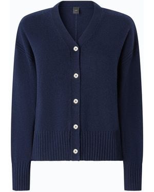 Pinko Wool And Cashmere Cardigan - Blue