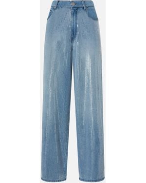 Pinko Vaqueros De Lentejuelas - Azul