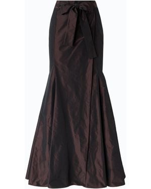Pinko Long Taffeta Mermaid Skirt - Blue