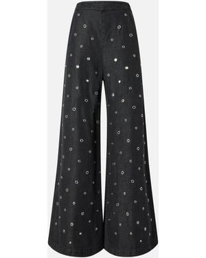 Pinko Wide-Leg Jeans - Blue