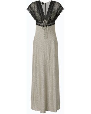 Pinko Long Sleeveless Polka-Dot Dress - White