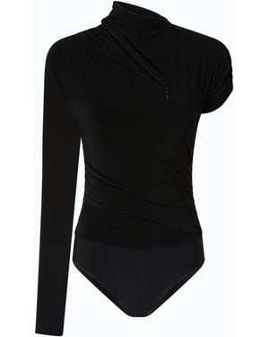 Pinko Maglia Body Con Maniche Asimmetriche - Nero