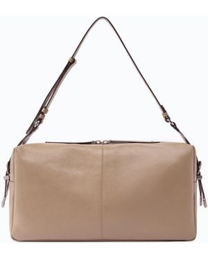 Pinko Keeper Bag Large Shoulder Bag - Natural