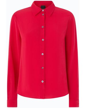 Pinko Camisa De Seda Sand Wash - Rojo