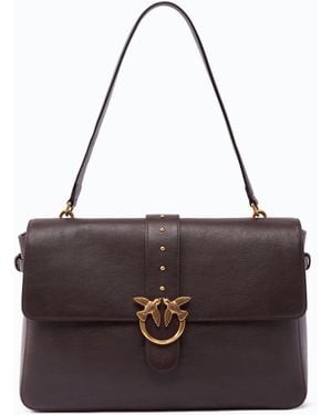 Pinko Extra Love Bag One Slouchy Large Shoulder Bag - Brown
