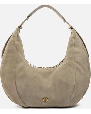 Pinko Borsa A Spalla Grande Hobo - Bianco
