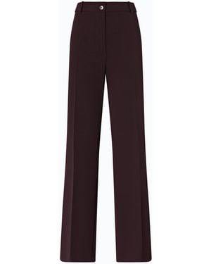 Pinko Plain-Coloured Palazzo Trousers - Purple