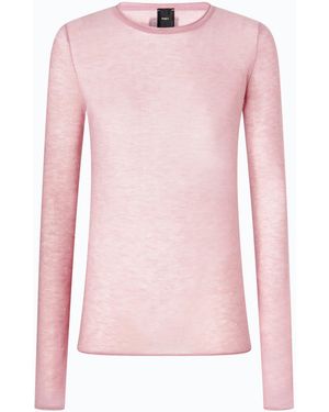 Pinko Crew-Neck Jumper With Sequins - Pink
