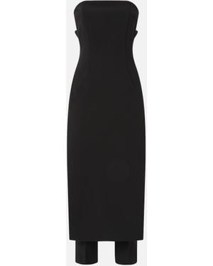 Pinko Jumpsuit With Skirt-effect Front - Black