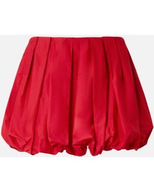 Pinko Mini-Ballonrock Mit Falten Aus Popeline - Rot