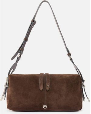 Pinko Keeper Bag Medium Shoulder Bag - Brown