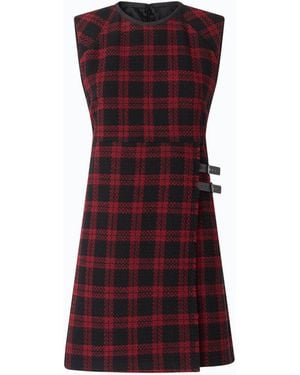 Pinko Check Mini Dress - Red
