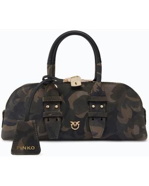 Pinko Escape Bag Horizontal Small Handbag - Black