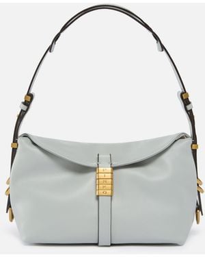 Pinko Saddle Bag Small Leather Shoulder Bag - White