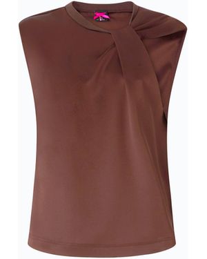 Pinko Sleeveless Satin Blouse - Purple