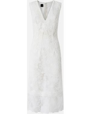 Pinko Sleeveless Midi Dress - White