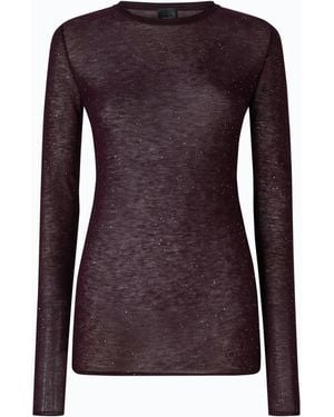 Pinko Pullover Mit Rundhalsausschnitt Und Pailletten - Lila
