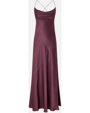 Pinko Long Slip Dress - Purple